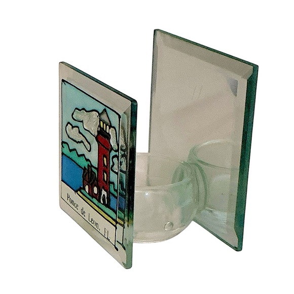 Lighthouses Vintage Assorted Candle Holders Stained Art Glass Nautical Decor 3 - Picture 4 of 15